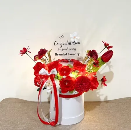 Bloom Box Akrilik Ucapan Grand Opening Pasar Kemis